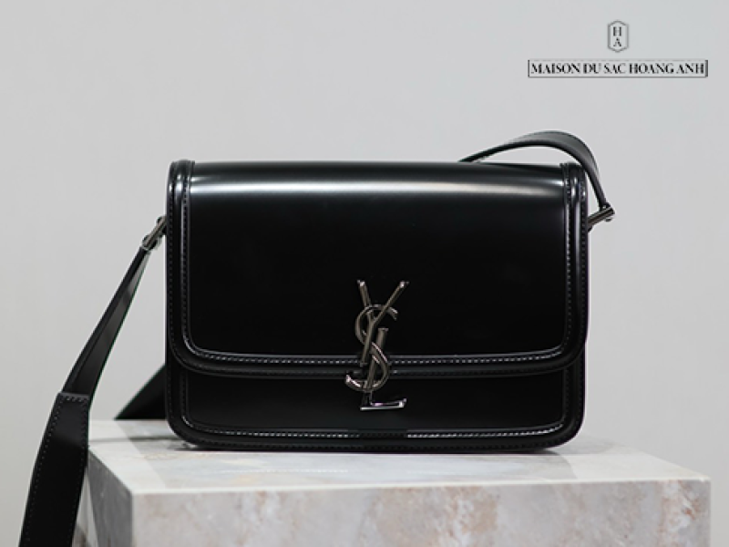 Túi Xách Solferino Medium Satchel in Box Sanint Laurent Leather