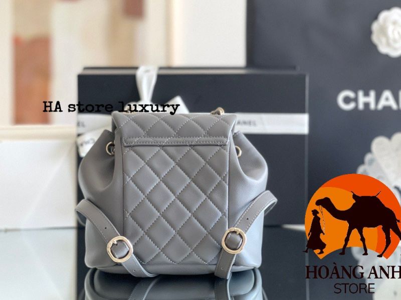 Balo Chanel Duma Backpack màu Xám