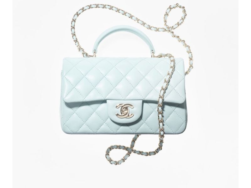 Túi Chanel Flap Bag With Top Hadle lambskin