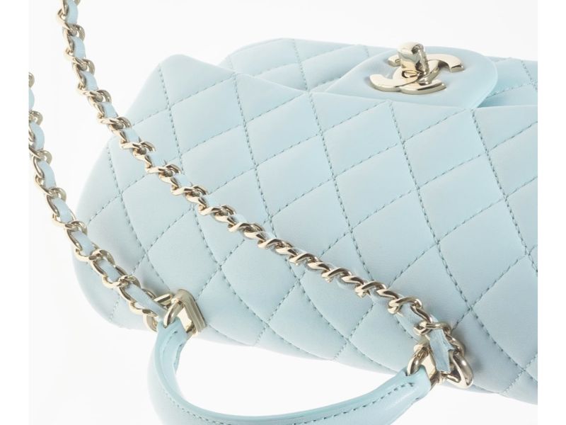 Túi Chanel Flap Bag With Top Hadle lambskin