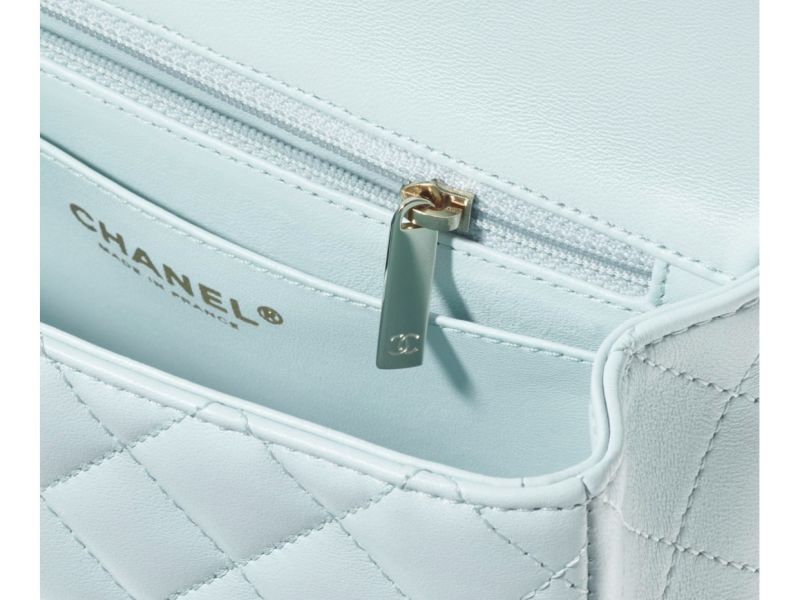 Túi Chanel Flap Bag With Top Hadle lambskin