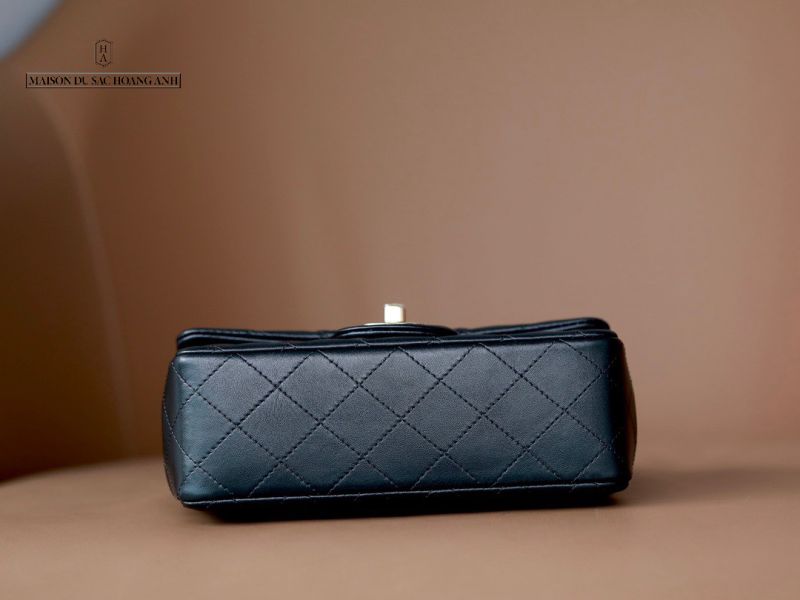 Chanel Flap Bag With Top Handle Lambskin