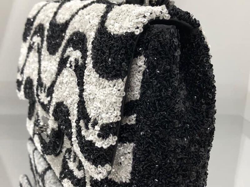 Chanel flap bag sequins