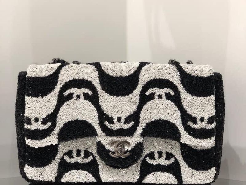 Chanel flap bag sequins