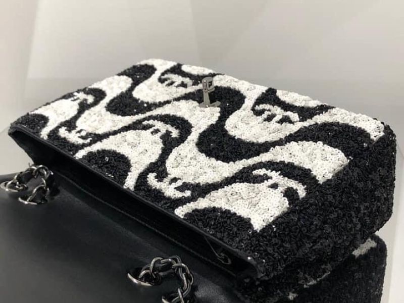 Chanel flap bag sequins