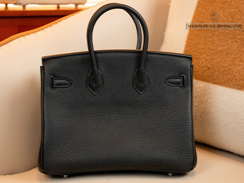 Túi Hermes Birkin 25 Black Togo silver