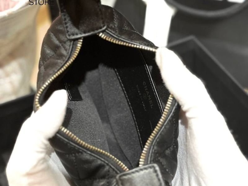 Chanel 23C Mini Pouch Black