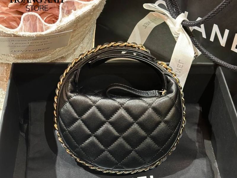 Chanel 23C Mini Pouch Black
