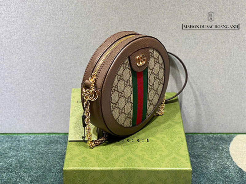 Gucci Ophidia mini GG round shoulder