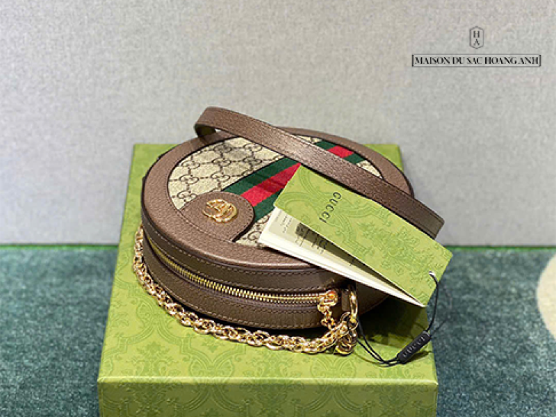 Gucci Ophidia mini GG round shoulder
