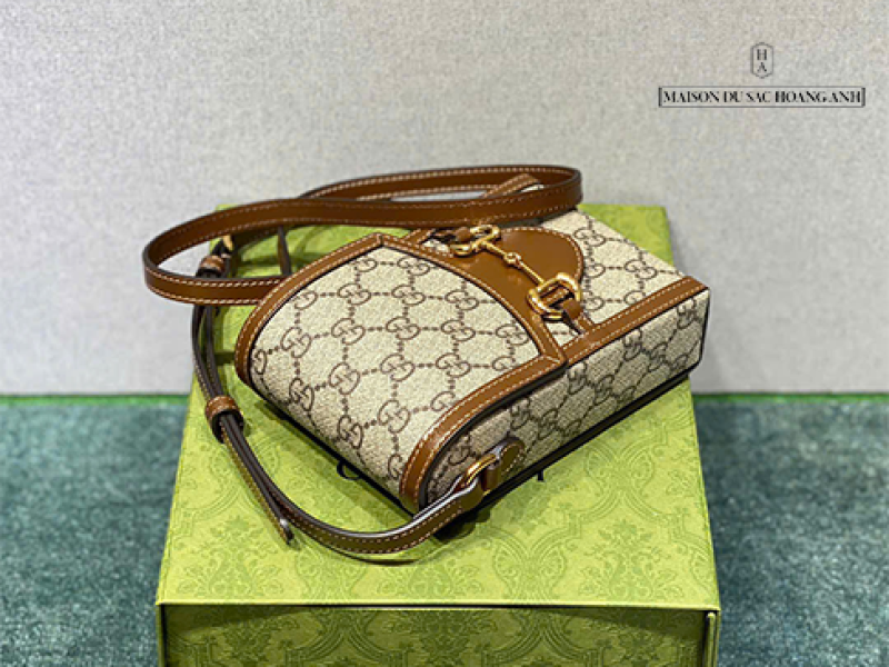 Túi Gucci Horsebit 1955 Phone Box Mini