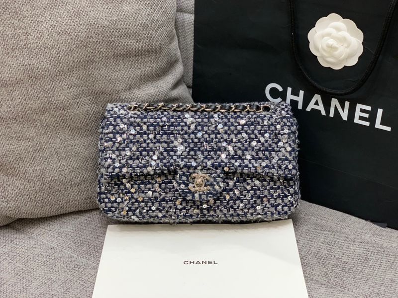 Chanel Tweed Mini Flap Bag