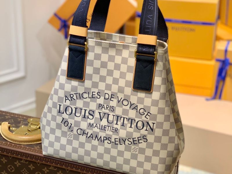 DAMIER AZUR PLEIN SOLEIL CABAS PM