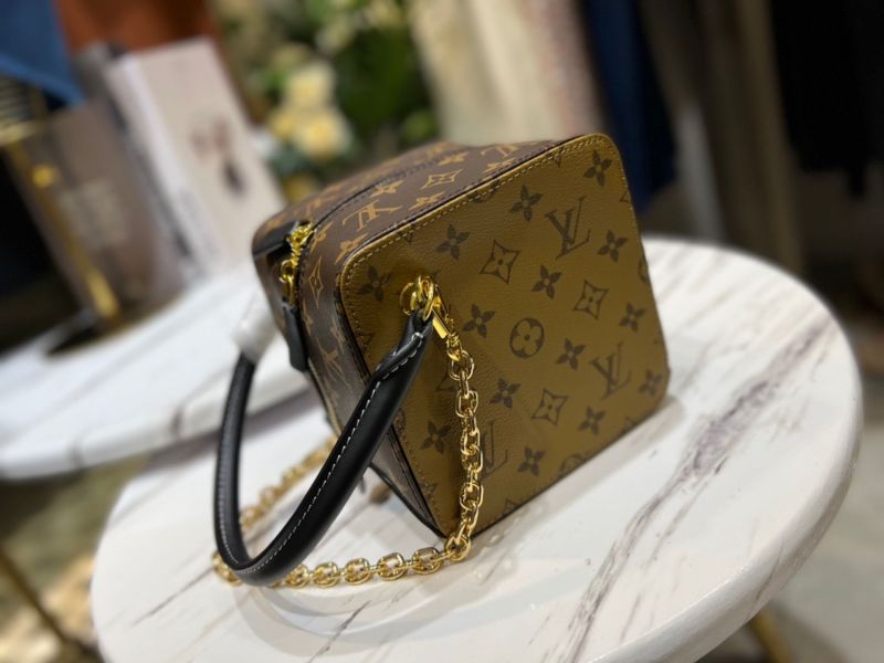 Reverse Monogram Canvas Square Bag