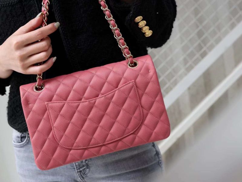 Chanel Lambskin Leather Classic Medium Double Flap Bag