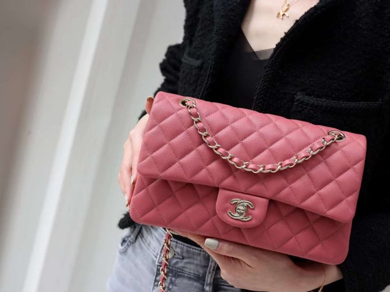 Chanel Lambskin Leather Classic Medium Double Flap Bag