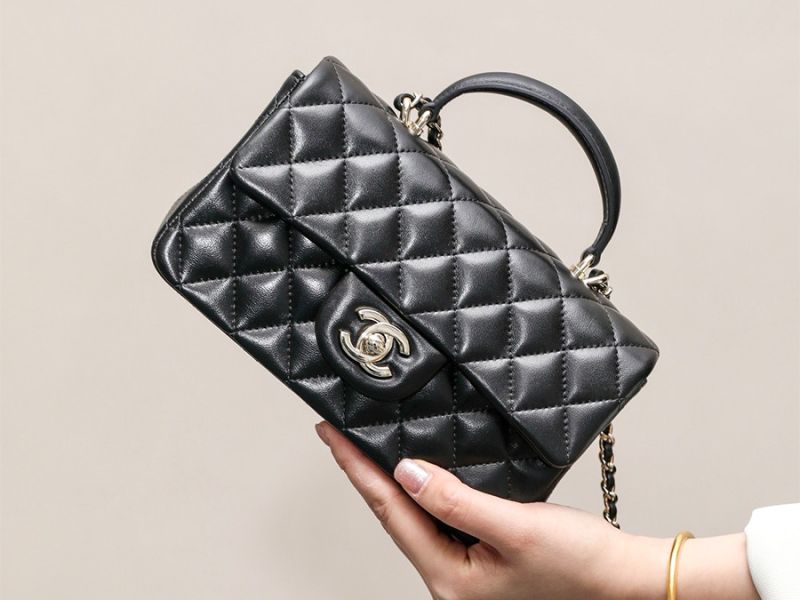 Chanel Mini Flap Bag With Top Handle