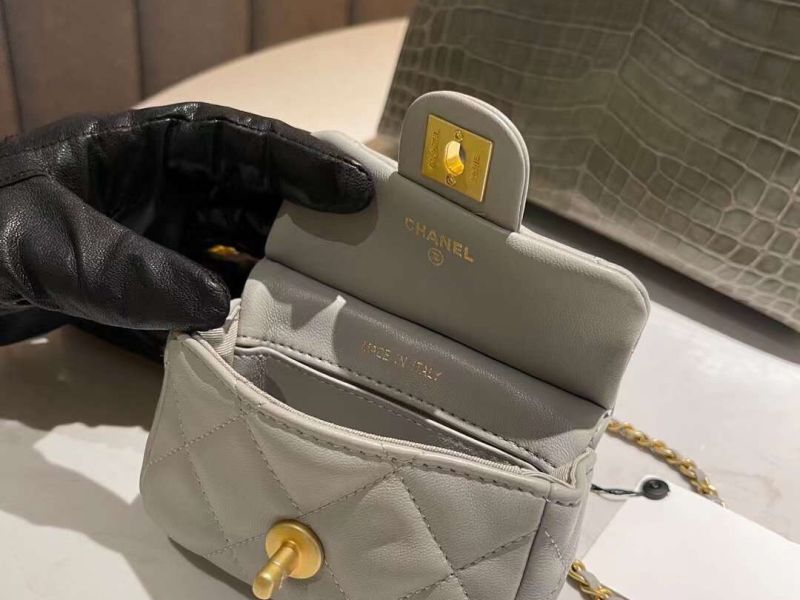 Túi Chanel Flap Card Holder With Chain
