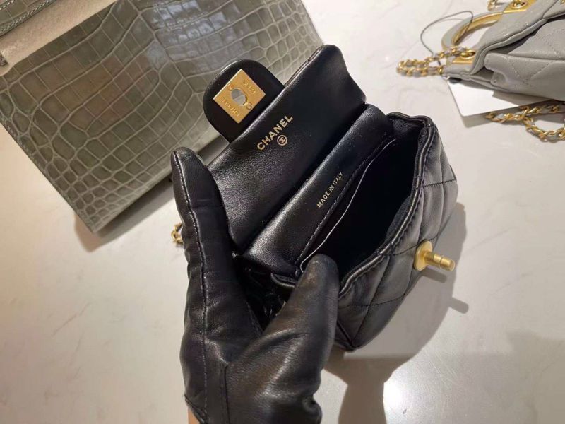 Túi Chanel Flap Card Holder With Chain