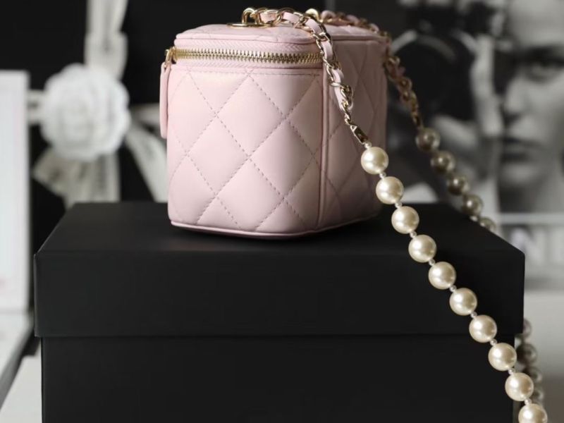 Chanel small vanity bag with strap