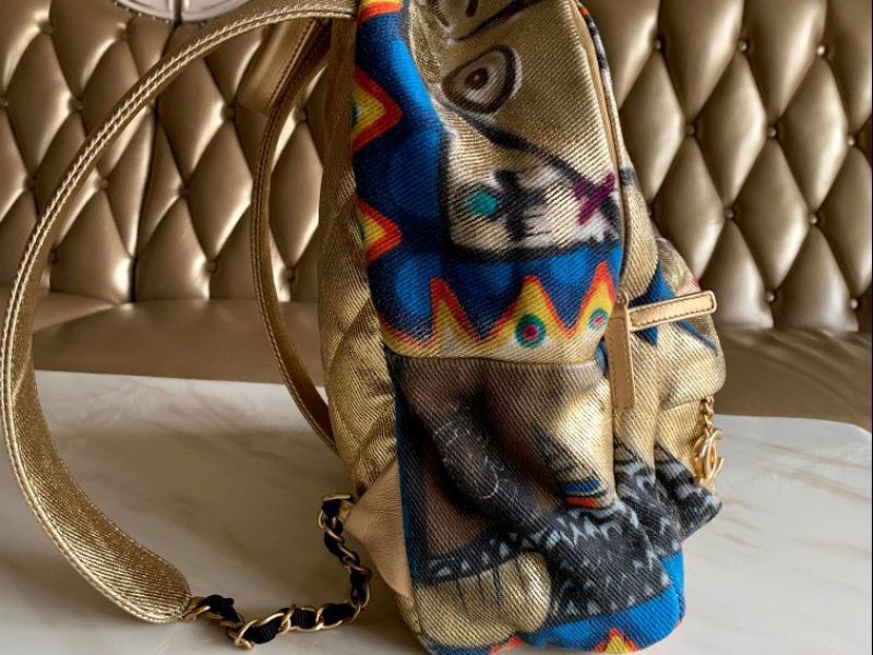 Runway Gold Backpack Golden