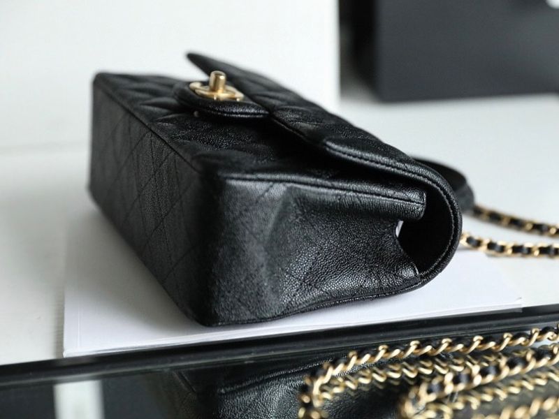 Chanel Flap Bag With Top Handle Lambskin