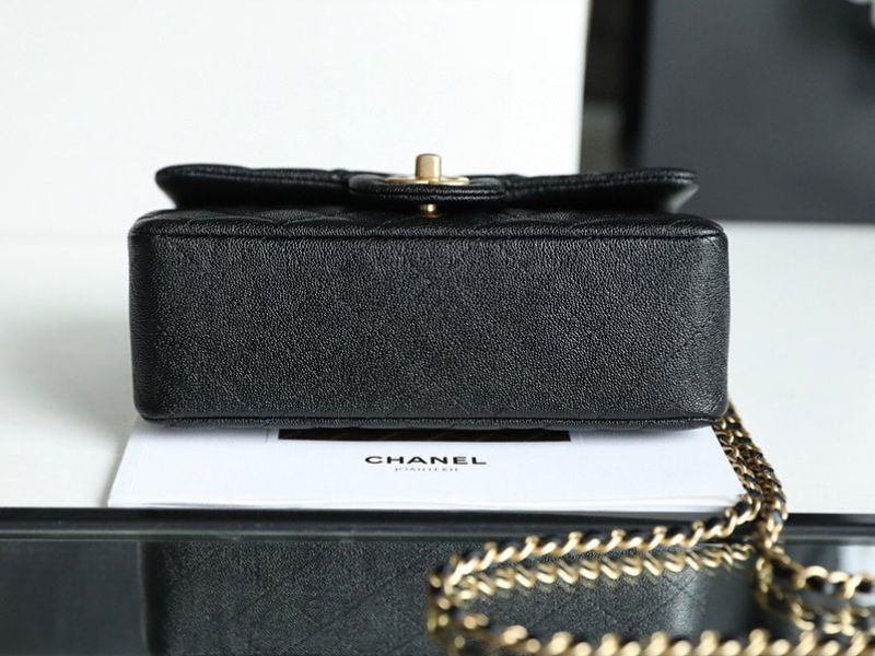 Chanel Flap Bag With Top Handle Lambskin