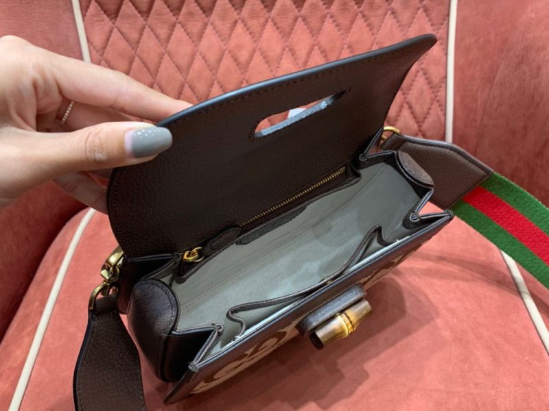 Gucci Mini Jumbo GG Bag With Bambo