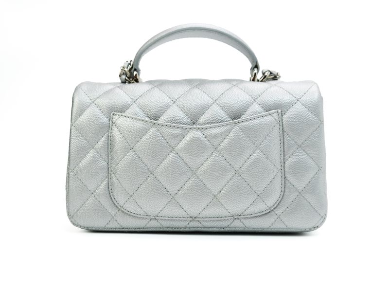 MINI FLAP BAG WITH TOP HANDLE