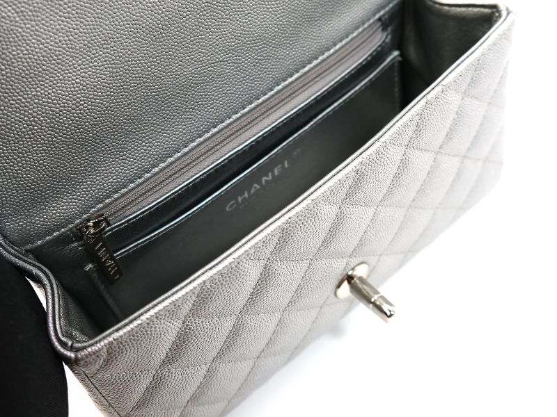 MINI FLAP BAG WITH TOP HANDLE