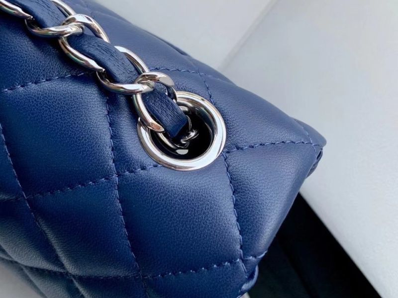 Chanel Dark Flap Bag 17cm