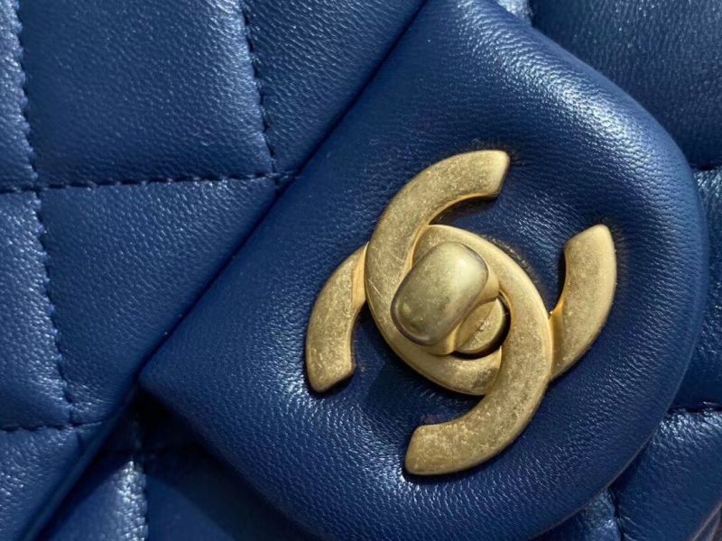 Chanel Dark Flap Bag 17cm