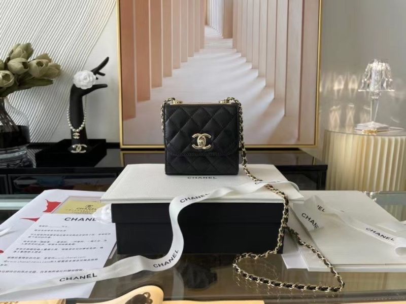 CHANEL LAMBSKIN QUILTED MINI