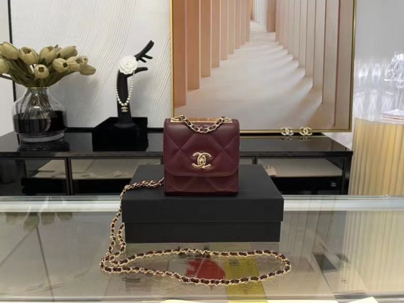 CHANEL LAMBSKIN QUILTED MINI