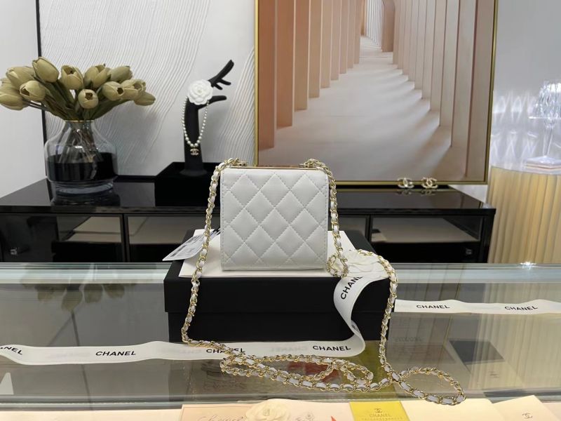 CHANEL LAMBSKIN QUILTED MINI