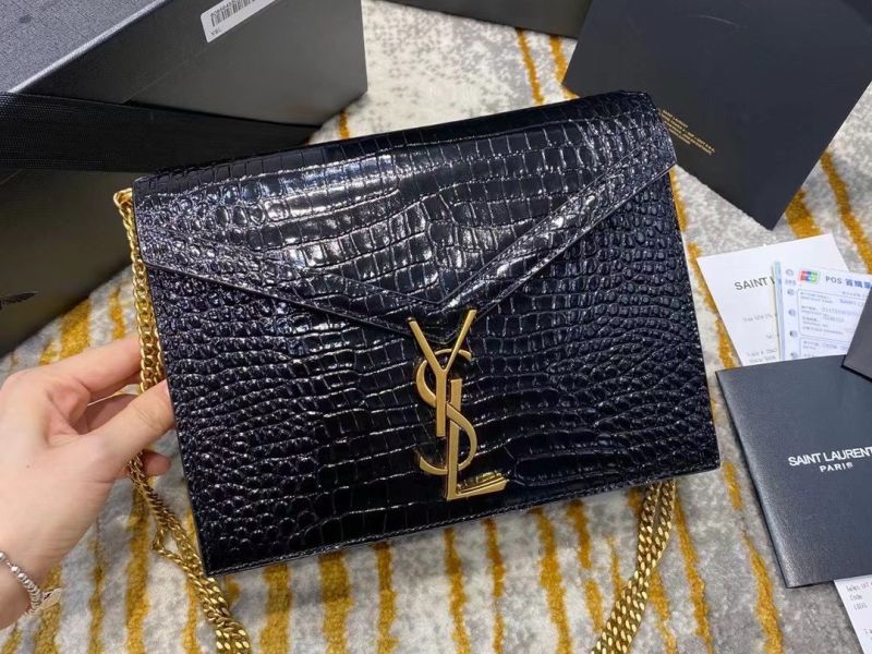 YSL Da Rắn Khóa vàng 22cm