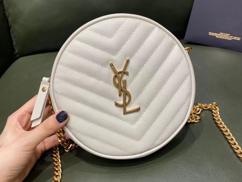 YSL YSL Saint Laurent Vinyle Round camera bag