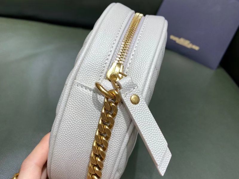 YSL YSL Saint Laurent Vinyle Round camera bag