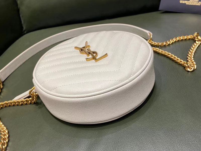 YSL YSL Saint Laurent Vinyle Round camera bag