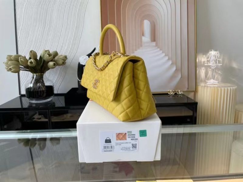 Túi Xách Chanel Mini Flap Bag Grained Calfskin & Gold