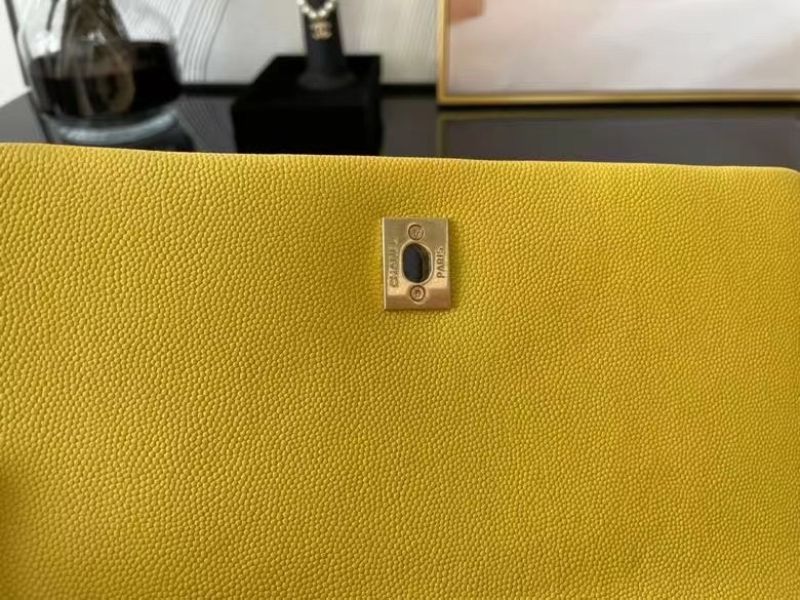 Túi Xách Chanel Mini Flap Bag Grained Calfskin & Gold